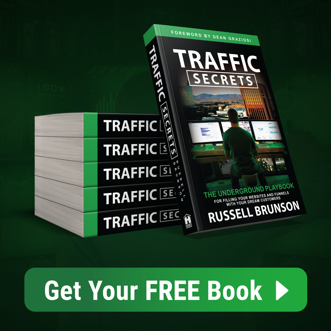 Traffic secrets, clickfunnels, russell brunson, expert secrets, dotcom secrets